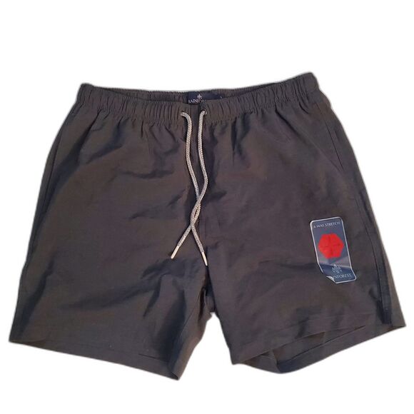 RFT Rainforest Men's Mesh Lined Solid Swim Trunk - Picture 2 of 5